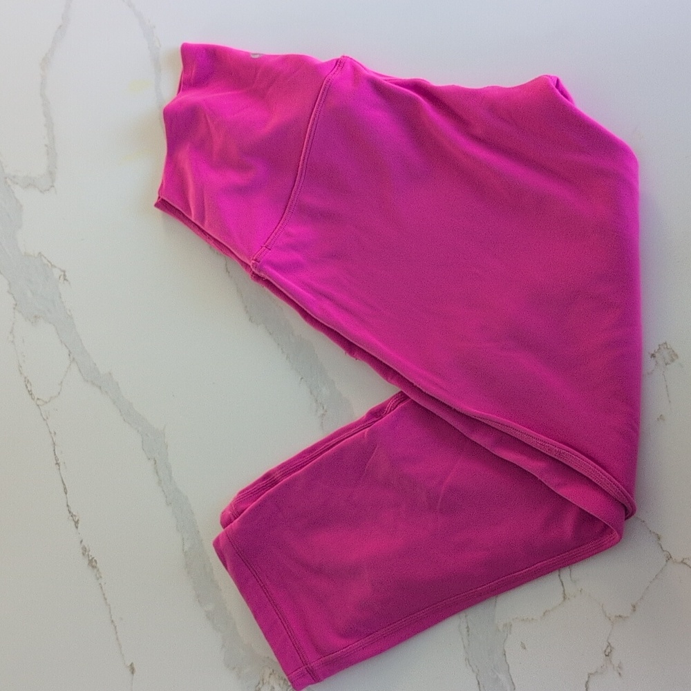 Lululemon Align Ribbed High-Rise Pant 25"BSonic Pink - Picture 6 of 6